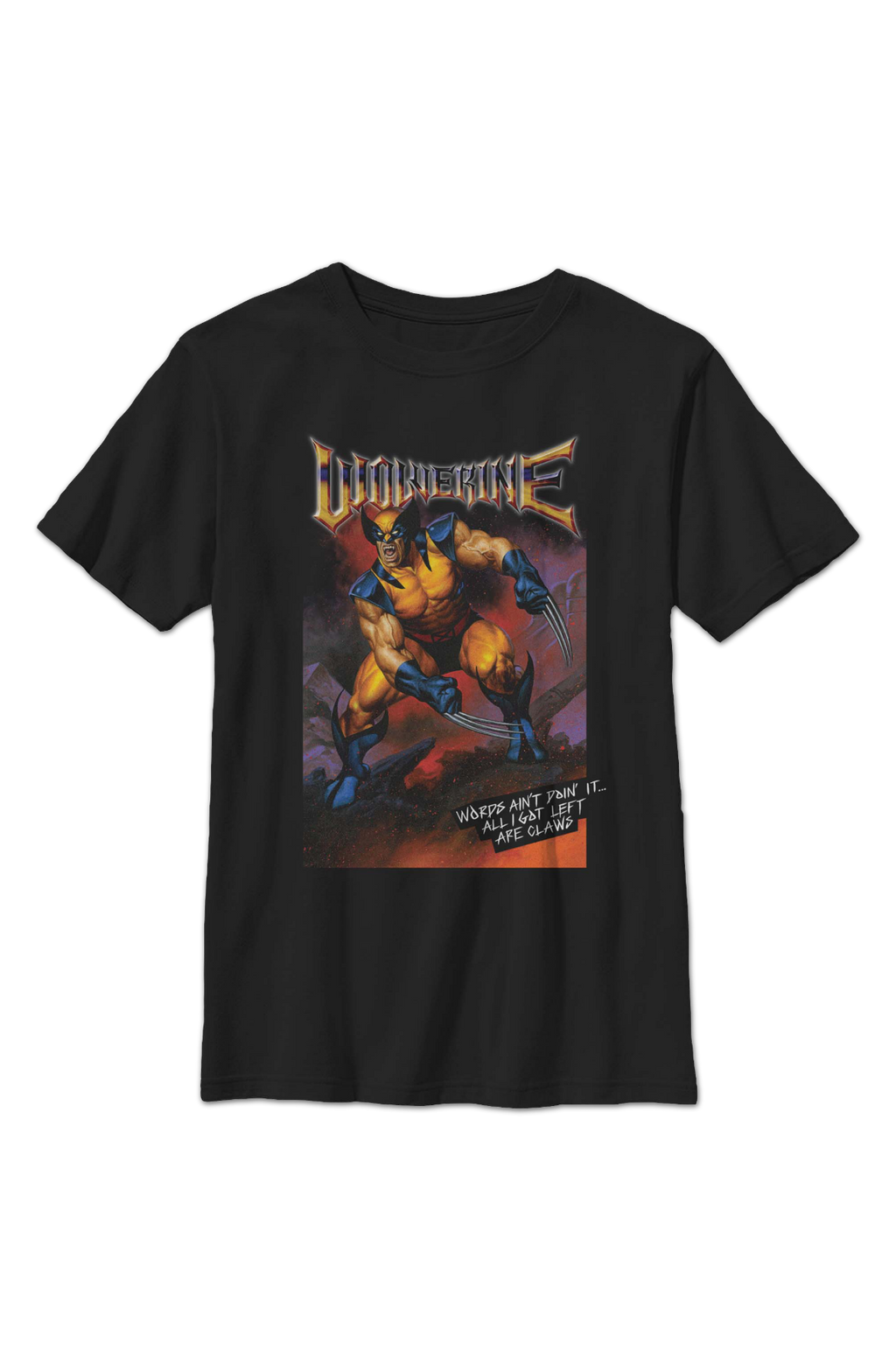 Youth Wolverine All I Got Left Are Claws Marvel Comics Shirt product image 2