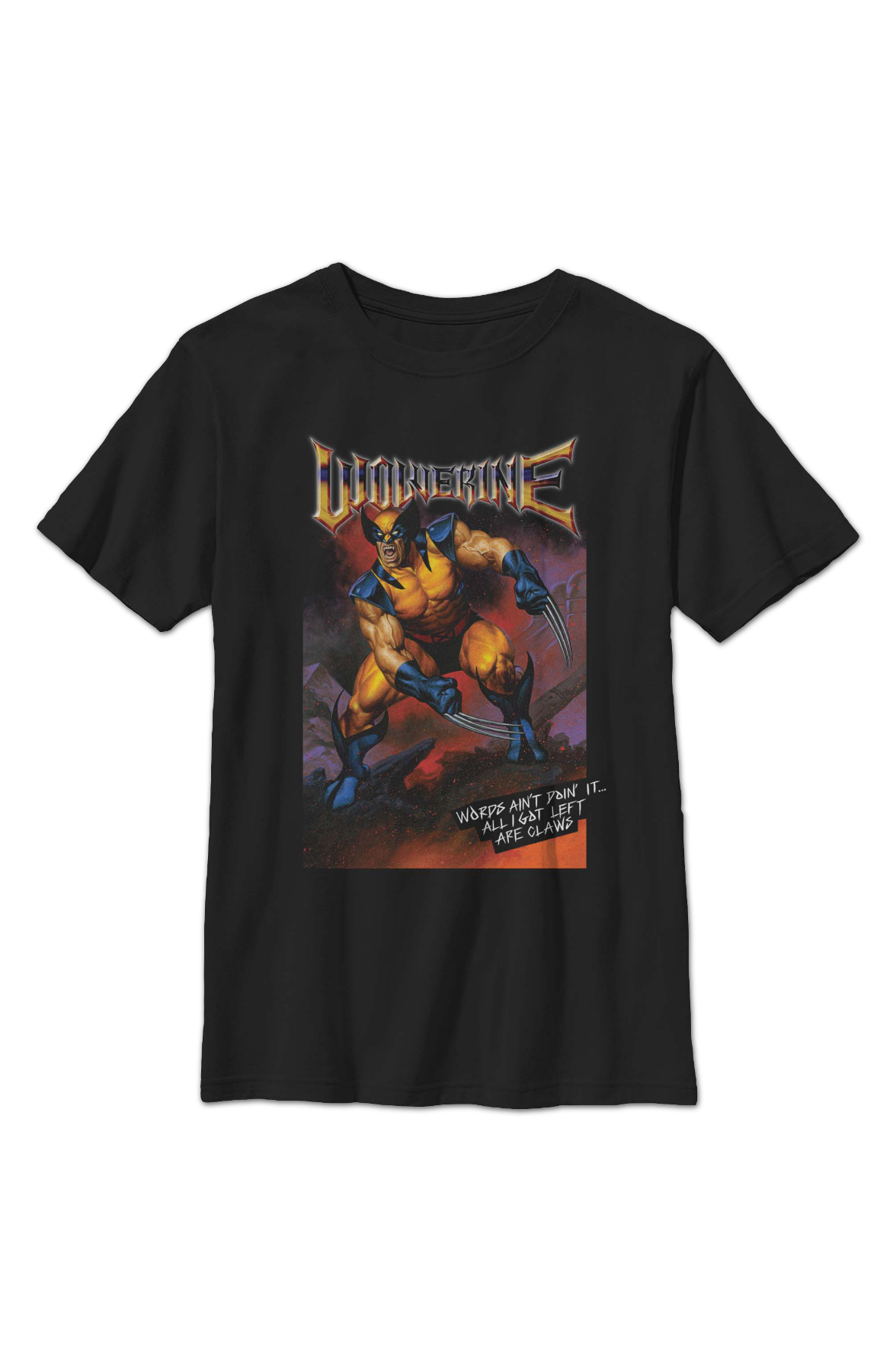 Youth Wolverine All I Got Left Are Claws Marvel Comics Shirt product image 2